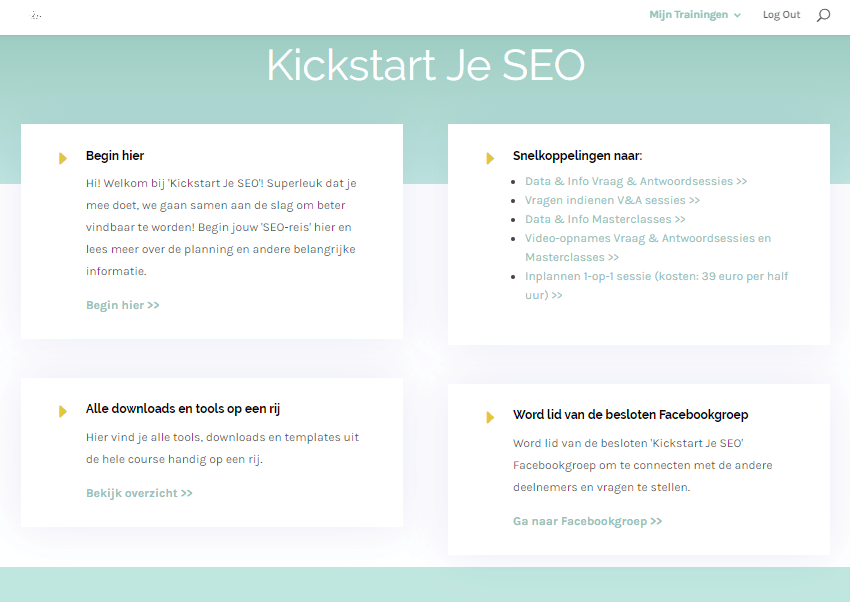 Kickstart je SEO online cursus 3 Kickstart je SEO online cursus